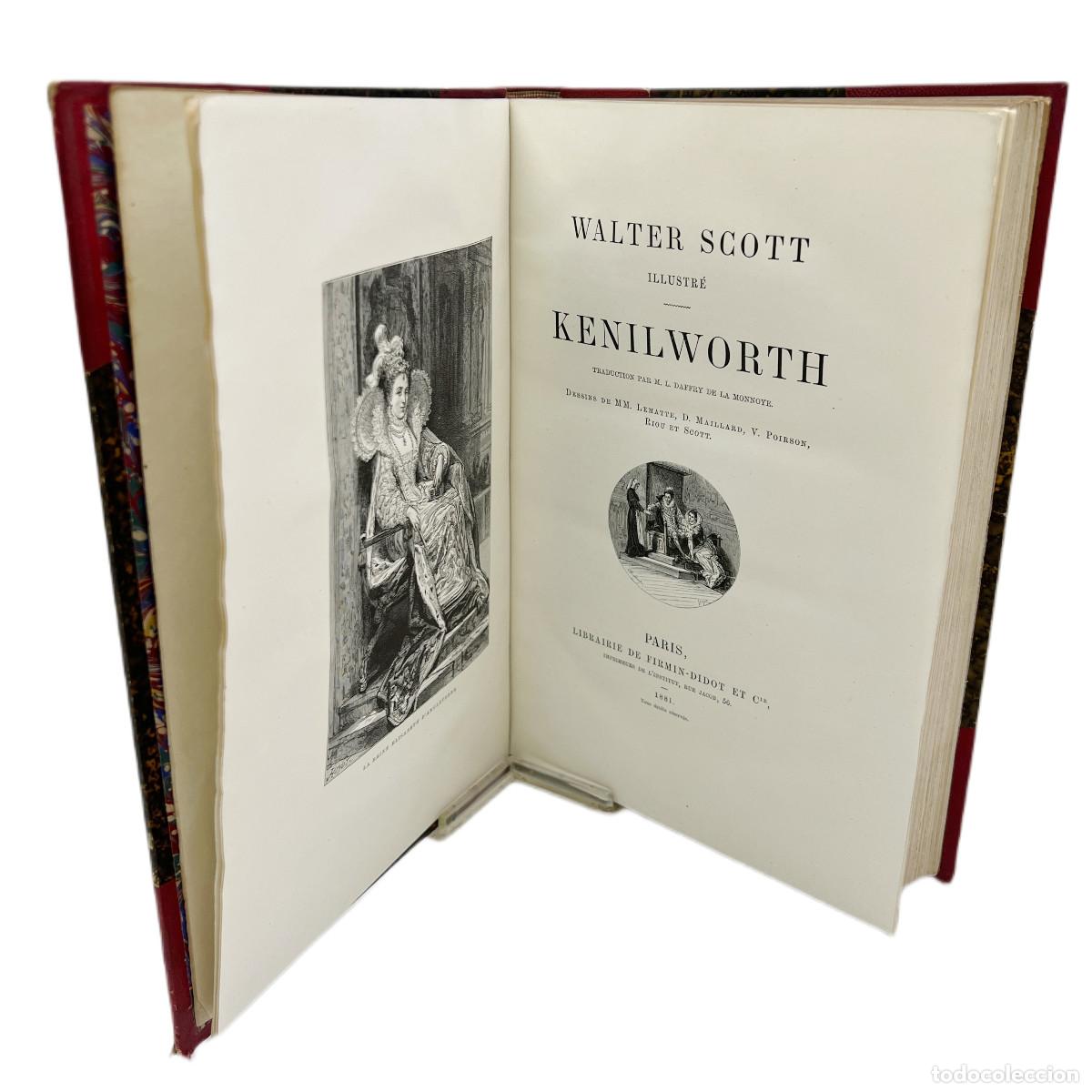 Libros antiguos: WALTER SCOTT (ILLUSTR&Eacute;) - KENILWORTH - 1881 - Foto 3