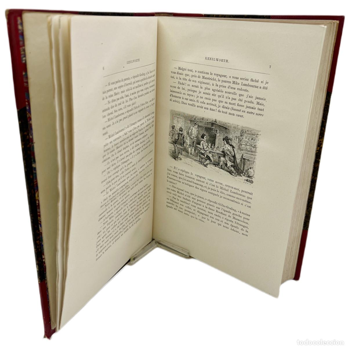 Libros antiguos: WALTER SCOTT (ILLUSTR&Eacute;) - KENILWORTH - 1881 - Foto 4