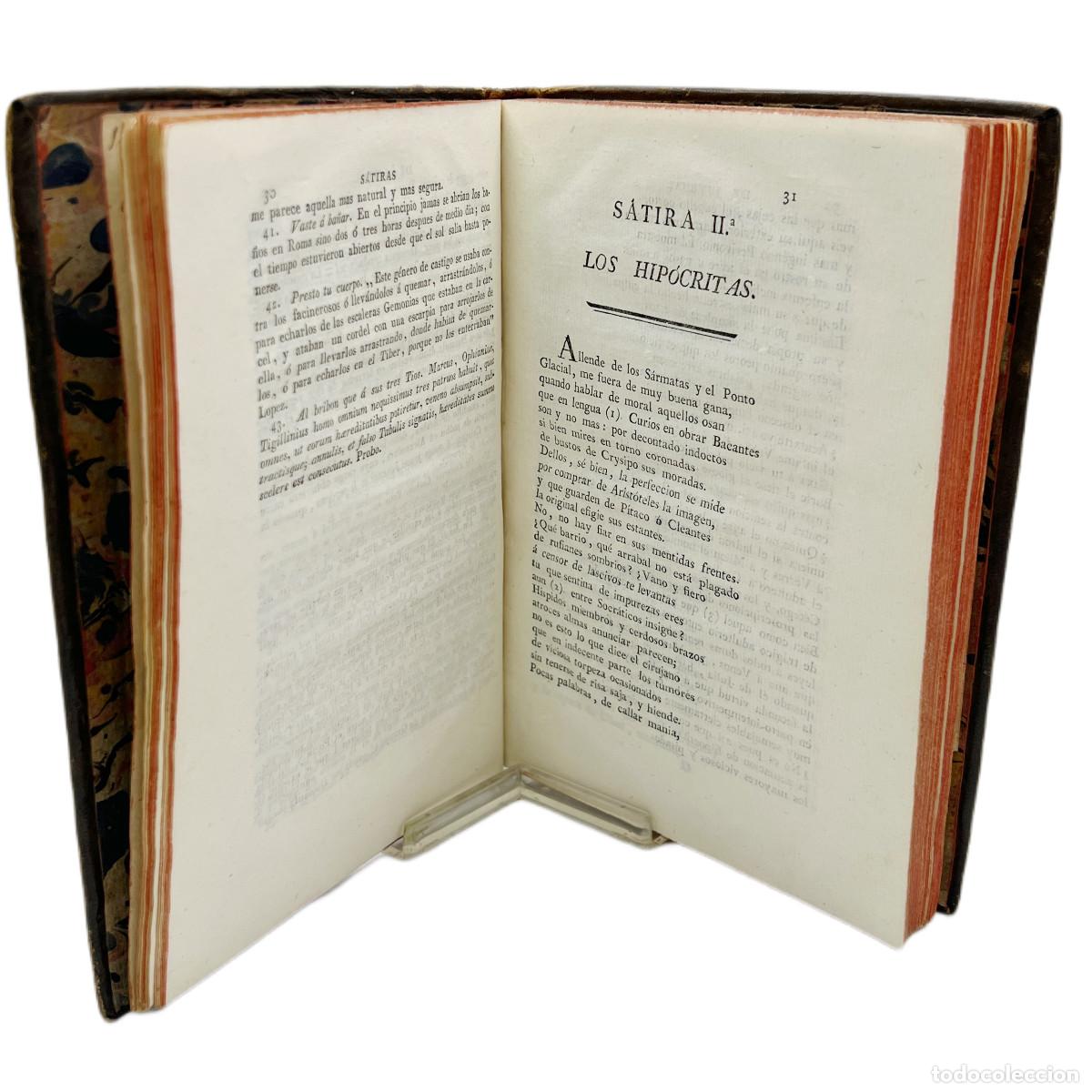 Libros antiguos: JUVENAL - S&Aacute;TIRAS - 1817 - Foto 4