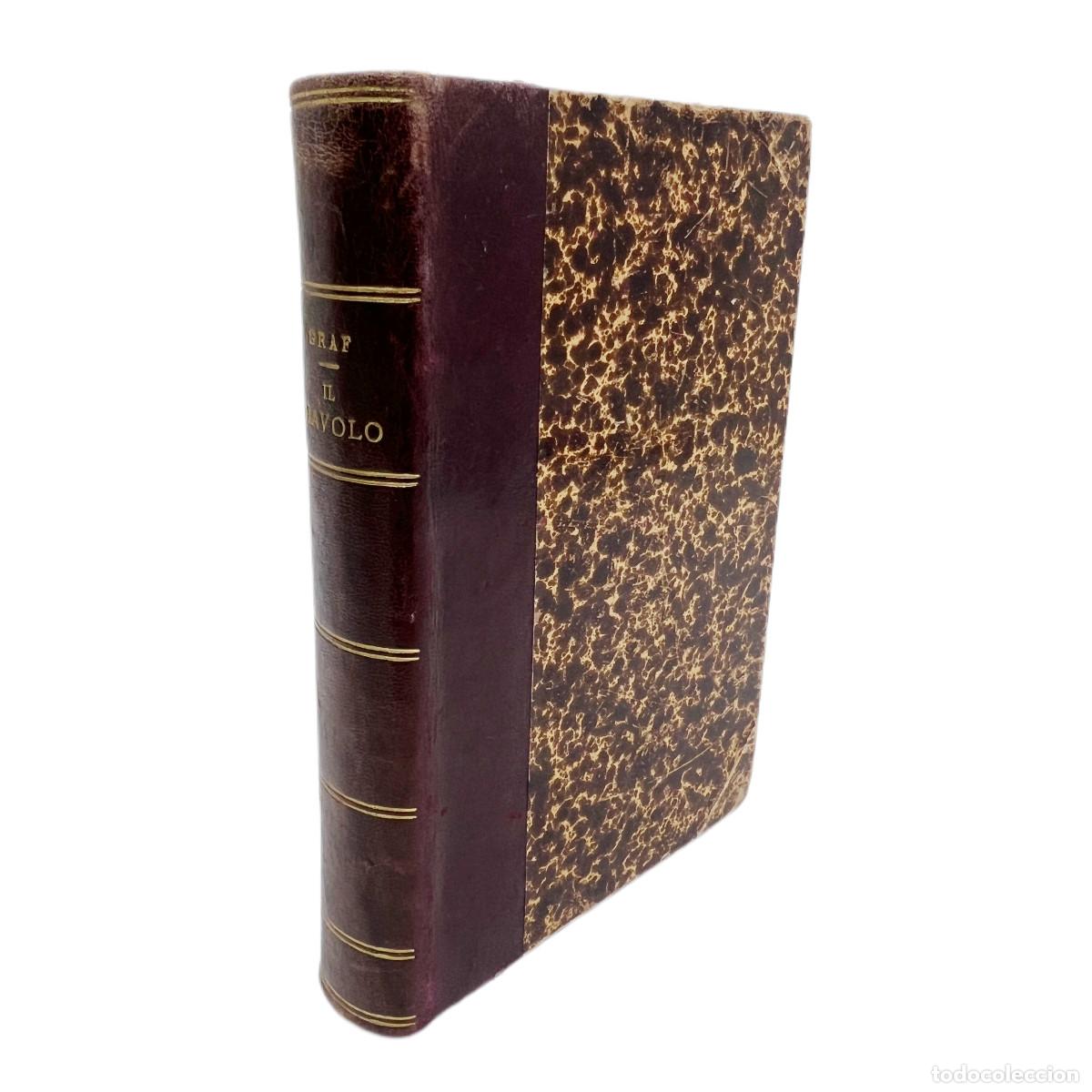 Libros antiguos: ARTURO GRAF - IL DIAVOLO - 1890 - Foto 1
