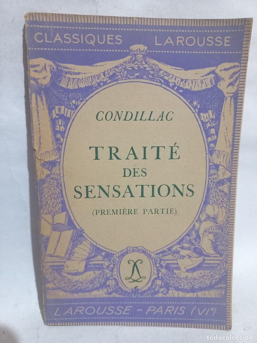 Libros antiguos: Condillac - Trait&eacute; des Sensations I - 1938 - Foto 1