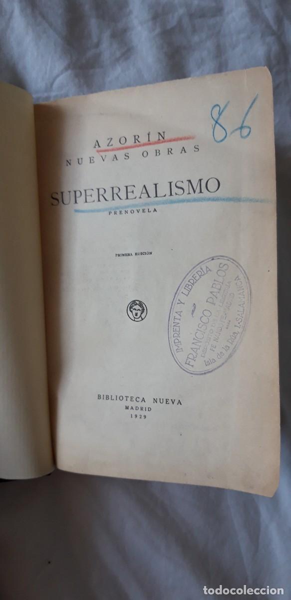 Libros antiguos: Superrealismo. Azorin - Foto 1