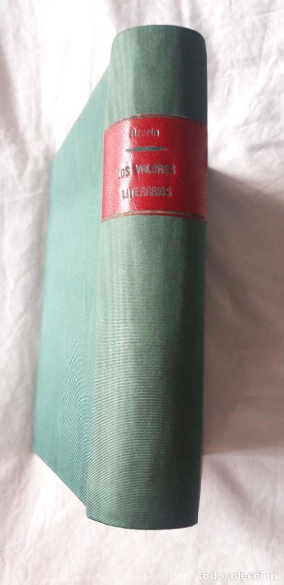Libros antiguos: Los Valores Literarios Azorin - Foto 2