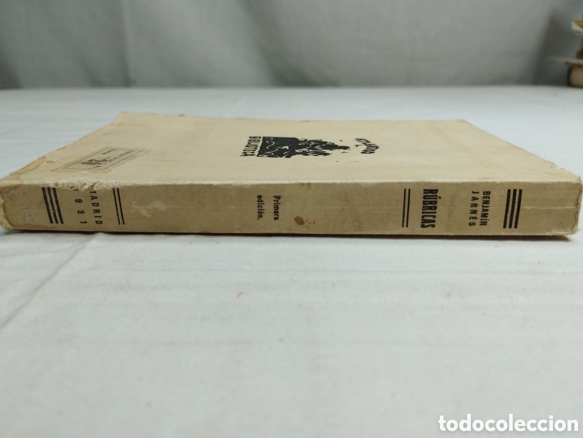 Libros antiguos: R&uacute;bricas. Benjam&iacute;n Jarn&eacute;s, 1931 KKB - Foto 2