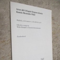 Libros antiguos: CONTIENDA DE NORMAS LINGÜISTICAS EN EL CASTELLANO ALFONSÍ, RAFAEL LAPESA, DEDICADO, SEPARATA 1982