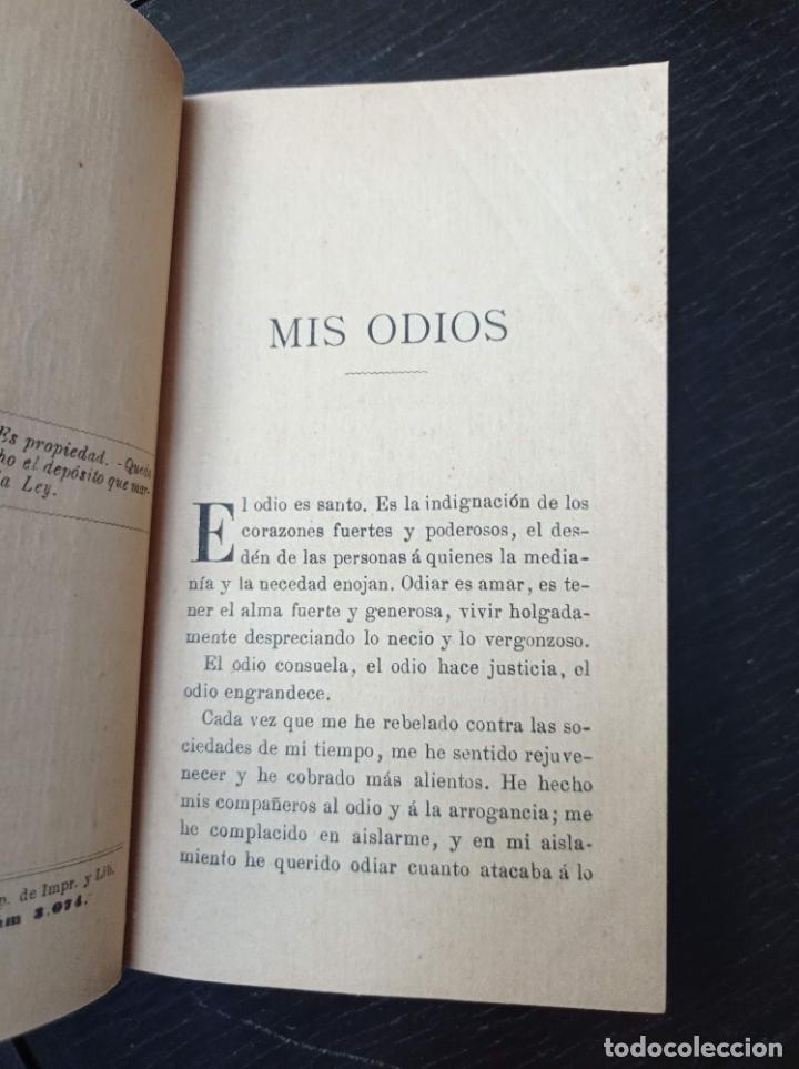 Libros antiguos: Sin fecha - EMILIO ZOLA. Mis odios - Foto 3