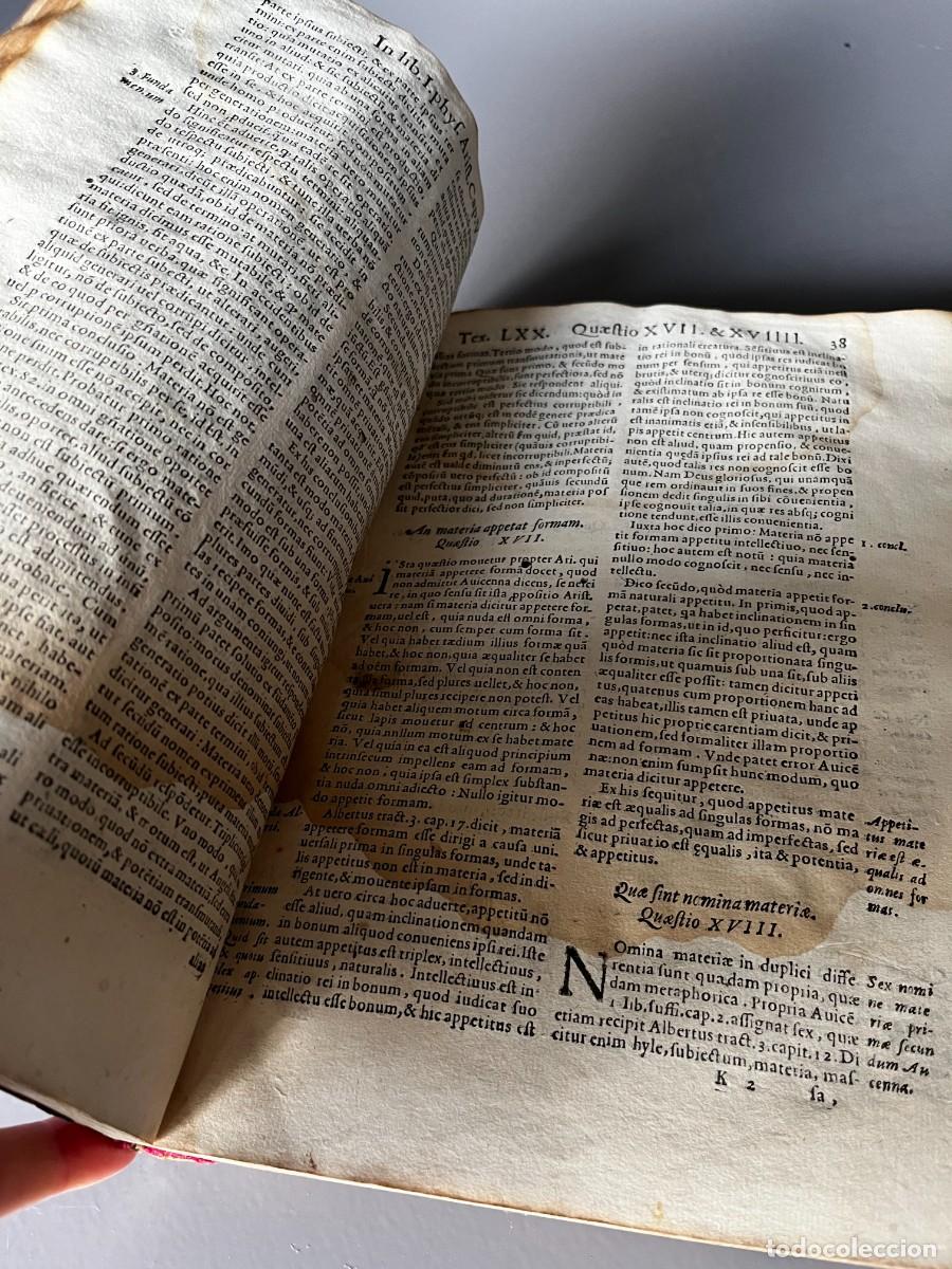 Libros antiguos: COMMENTARIA. FRANCISCI TOLETI - Foto 3