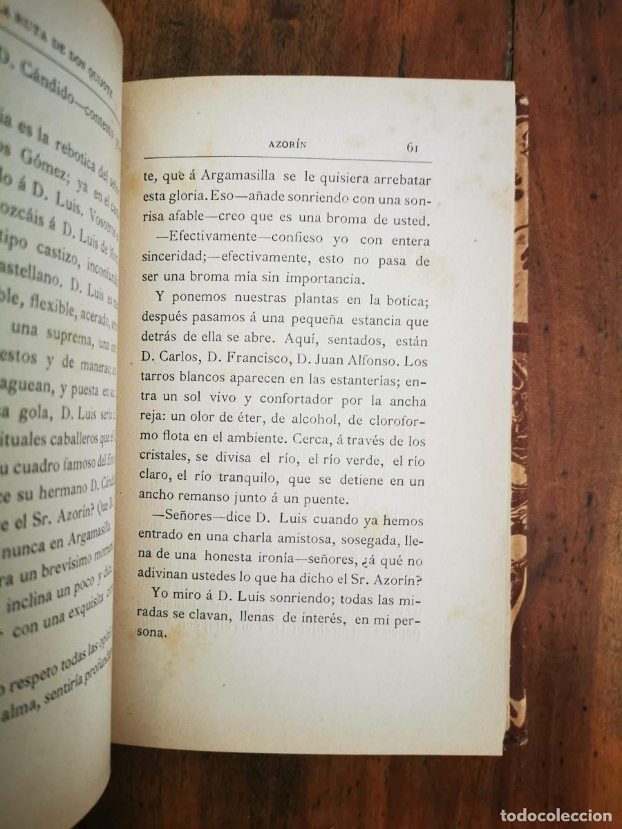 Libros antiguos: AZOR&Iacute;N. La ruta de Don Quijote - Foto 5