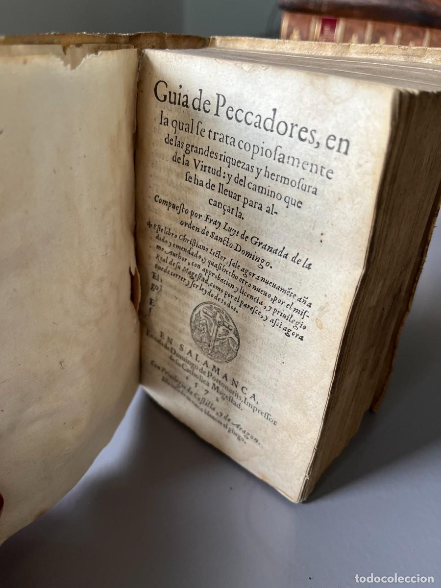 Libros antiguos: Guia de peccadores. LUIS DE GRANADA - Foto 3
