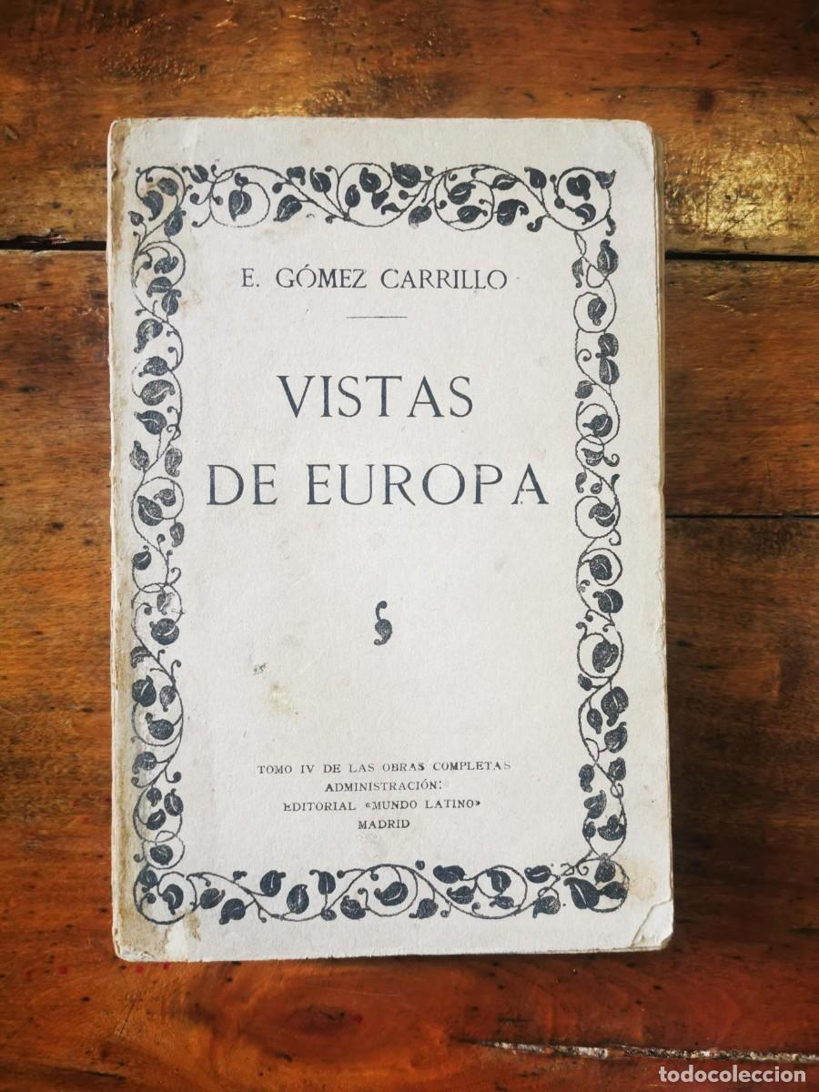 Libros antiguos: G&Oacute;MEZ CARRILLO, E. Vistas de Europa - Foto 1