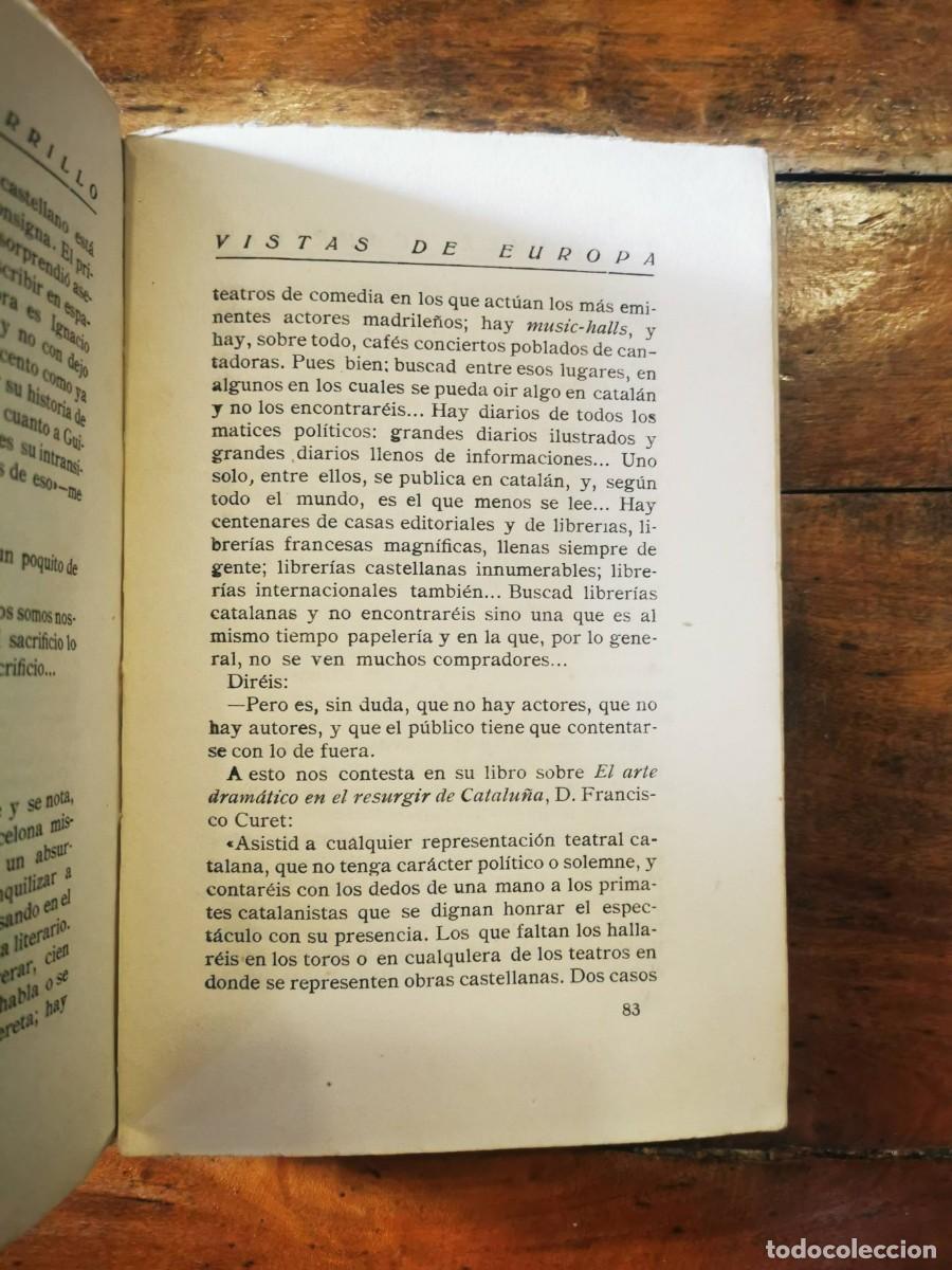 Libros antiguos: G&Oacute;MEZ CARRILLO, E. Vistas de Europa - Foto 3