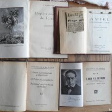 Libros antiguos: CUATRO LIBROS DE D. GREGORIO MARAÑÓN. VARIAS EDITORIALES. 1929...1951 (VER TÍTULOS)