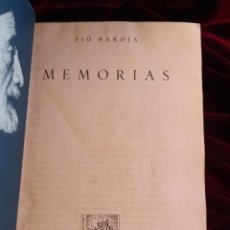 Libros antiguos: MEMORIAS. BAROJA, PÍO. MINOTAURO 1955
