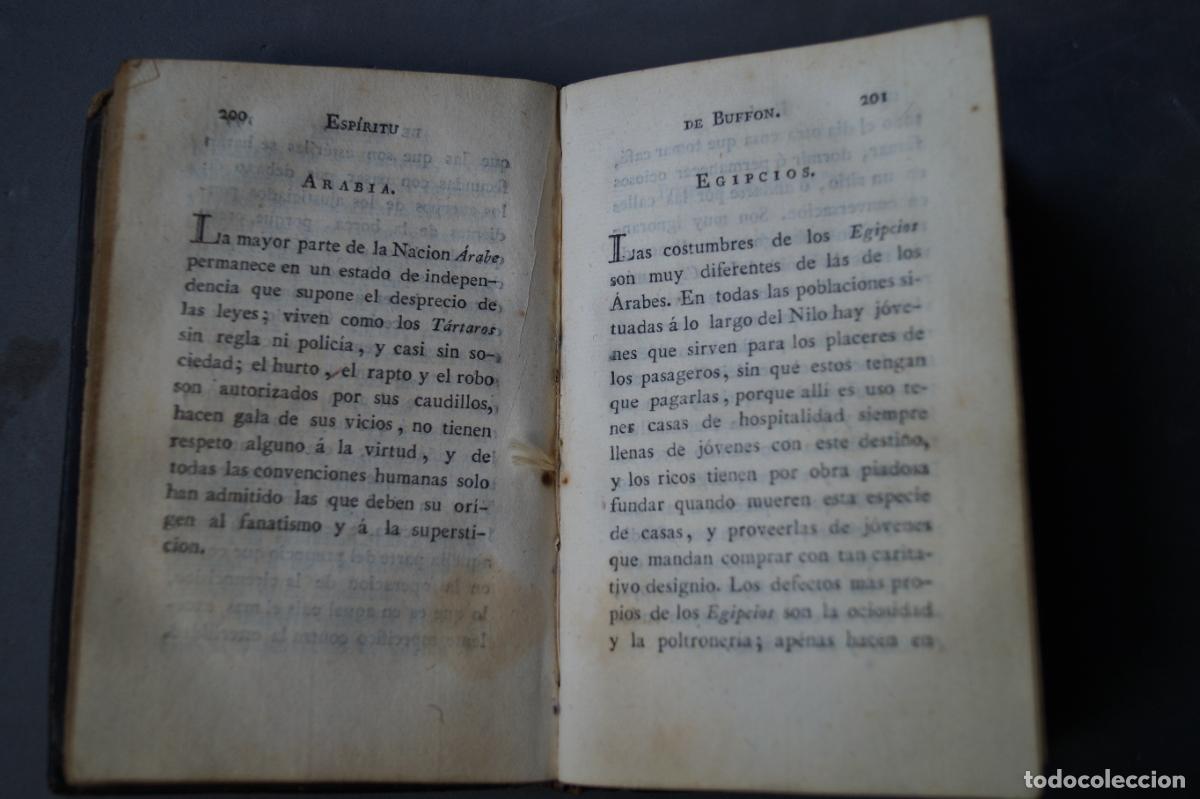 Libros antiguos: ESPIRITU DEL CONDE DE BUFFON. 1798 - Foto 4