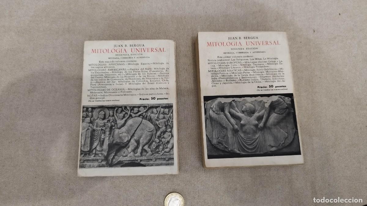 Libros antiguos: Mitologia Universal 2 Tomos Bergua - Foto 2