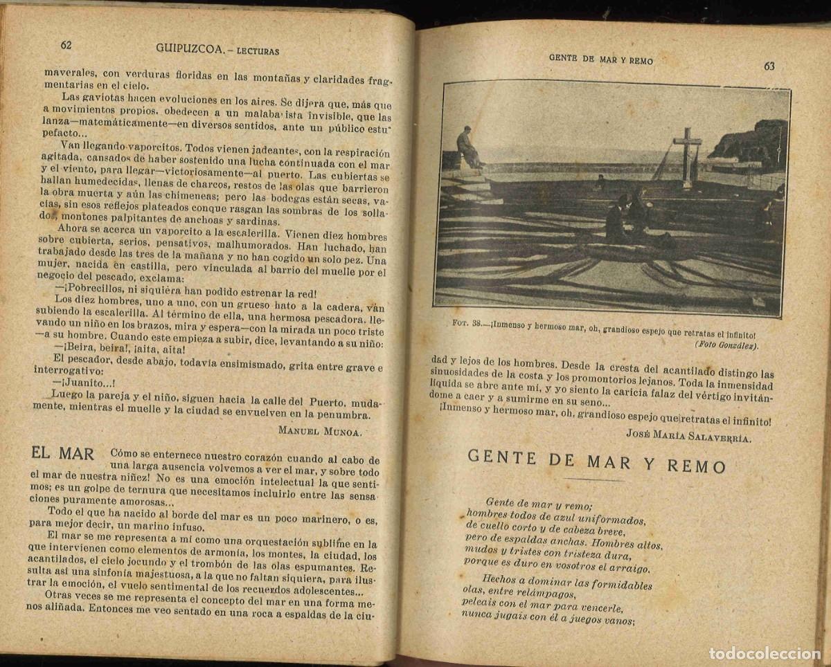 Libros antiguos: Guip&uacute;zcoa. Lecturas. Bonifacio Arrabal. 1930 - Foto 3