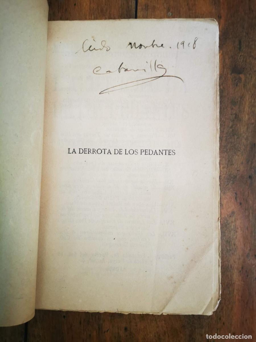 Libros antiguos: FERN&Aacute;NDEZ DE MORAT&Iacute;N, Leandro. La derrota de los pedantes - Foto 2