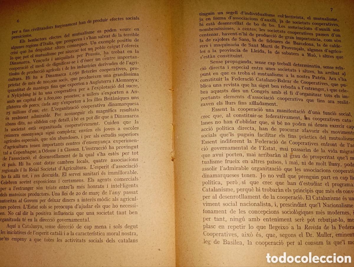 Libros antiguos: D. Mart&iacute; i Juli&agrave;, Per Catalunya - Foto 2