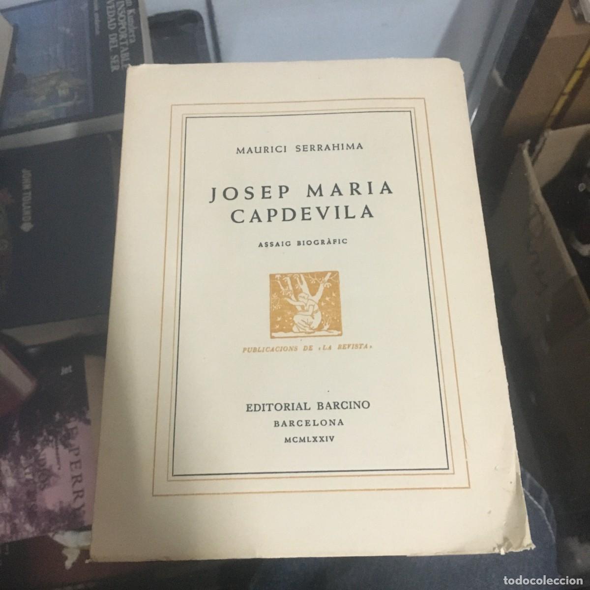Libros antiguos: Maurici Serrahima Josep Capdevila - Foto 1