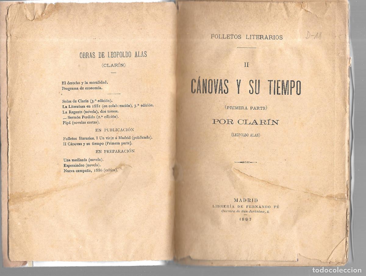 Libros antiguos: Clar&iacute;n. Folletos literarios II - Foto 4
