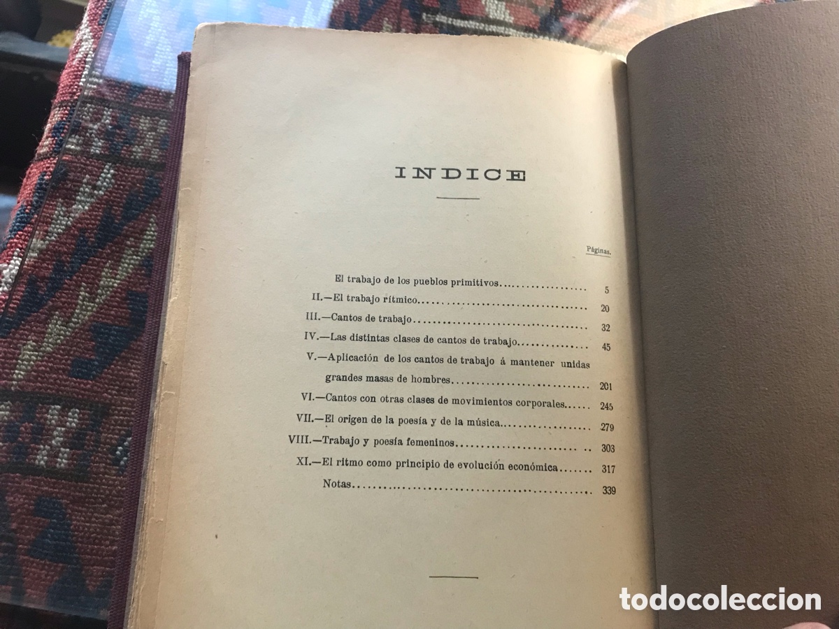 Libros antiguos: Trabajo y ritmo. K. B&uuml;cher - Foto 5