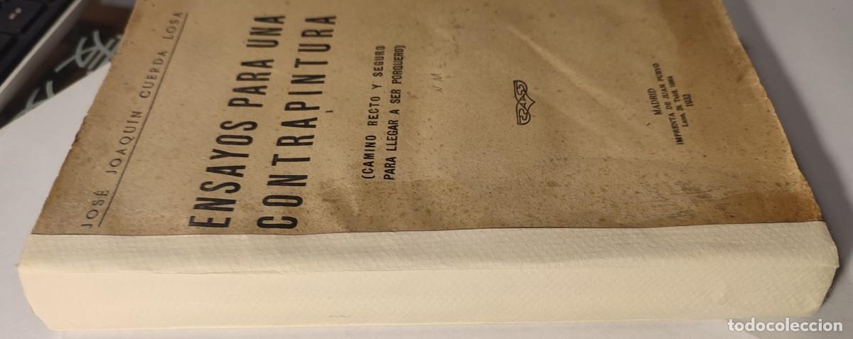 Libros antiguos: Ensayos para una contrapintura - Foto 3