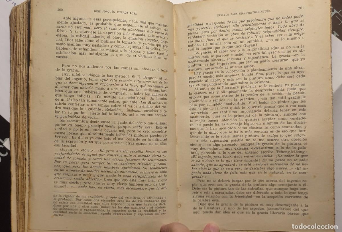 Libros antiguos: Ensayos para una contrapintura - Foto 5