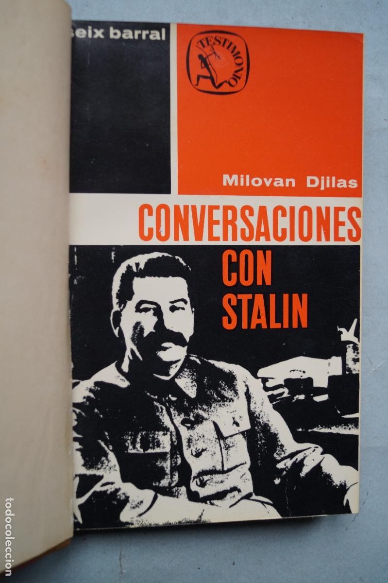 Libros antiguos: CONVERSACIONES CON STALIN. MILOVAN DJILAS - Foto 2
