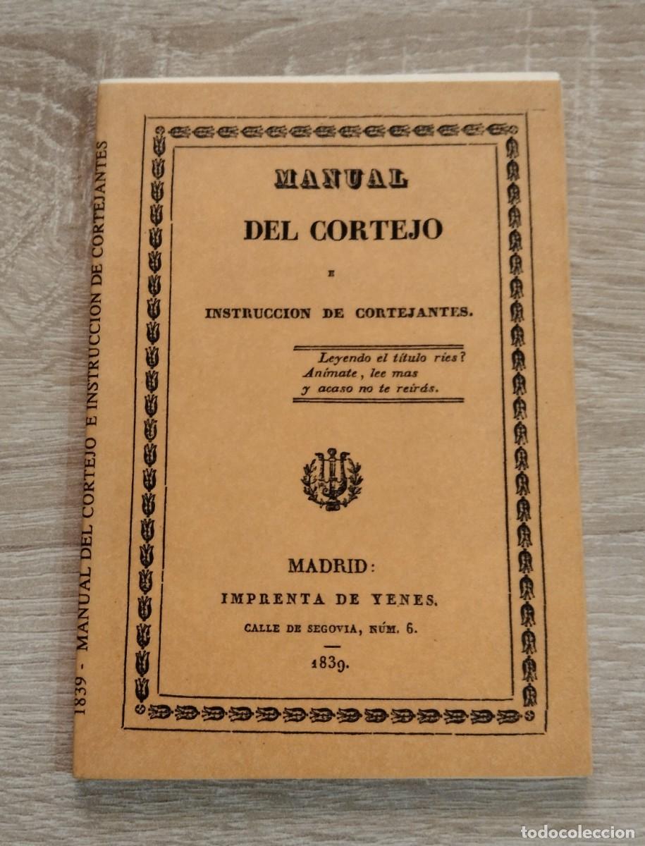 Libros antiguos: MANUAL DEL CORTEJO E INSTRUCCION DE CORTEJANTES - Foto 1