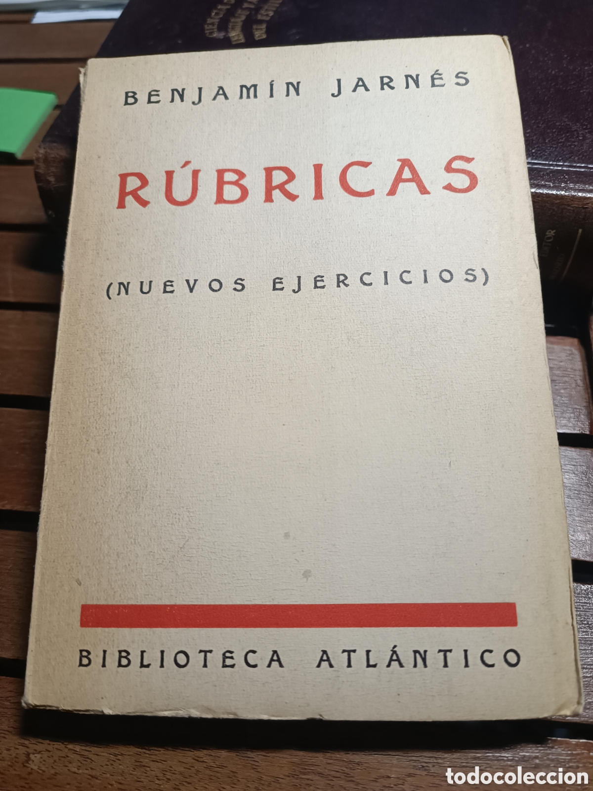 Libros antiguos: Benjamín Jarnés, Rúbricas (Nuevos ejercicios). Biblioteca Atlántico 1931 primera edición