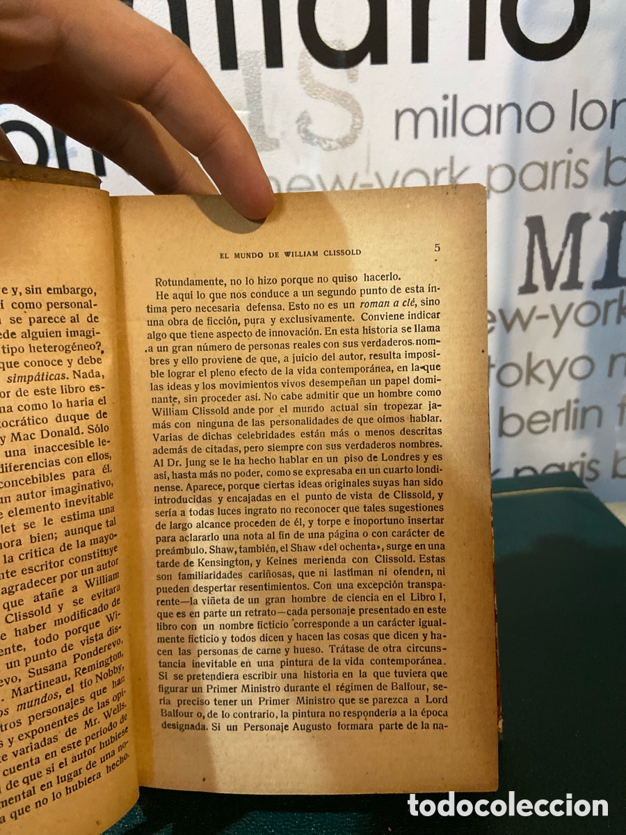 Libros antiguos: El Mundo de William Clissold - Wells - B5 - Foto 5