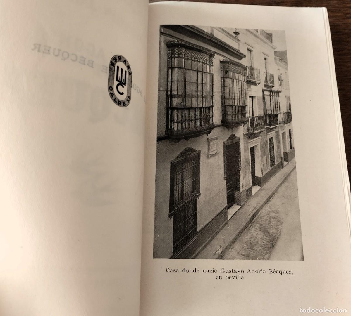 Libros antiguos: Benjam&iacute;n Jarn&eacute;s, Doble agon&iacute;a de B&eacute;cquer, Espasa Calpe, 1936 - Foto 3