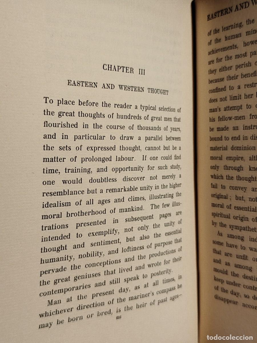 Libros antiguos: 1913. Orient and Occident. A comparative study. Manmath C. Mallik. - Foto 11