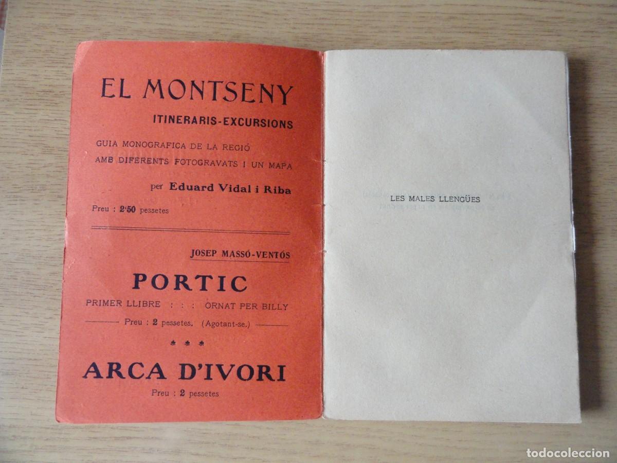 Libros antiguos: LIbro de Les Males Llengues 1912 - Foto 1