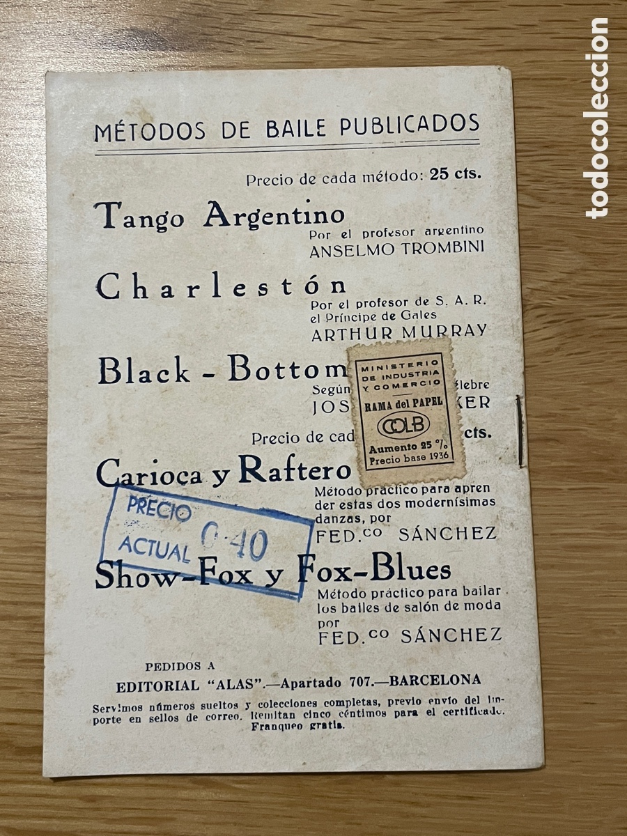 Libros antiguos: Aprenda las danzas Show-Fox y Fox-Blues. - Foto 4