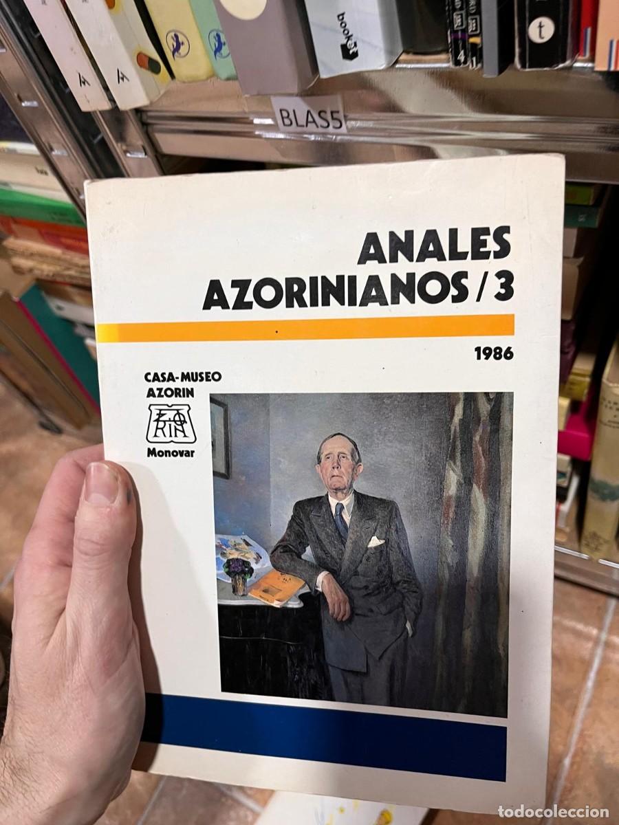 Libros antiguos: BLAS5 ANALES AZORINIANOS / 3 1986 - Foto 1