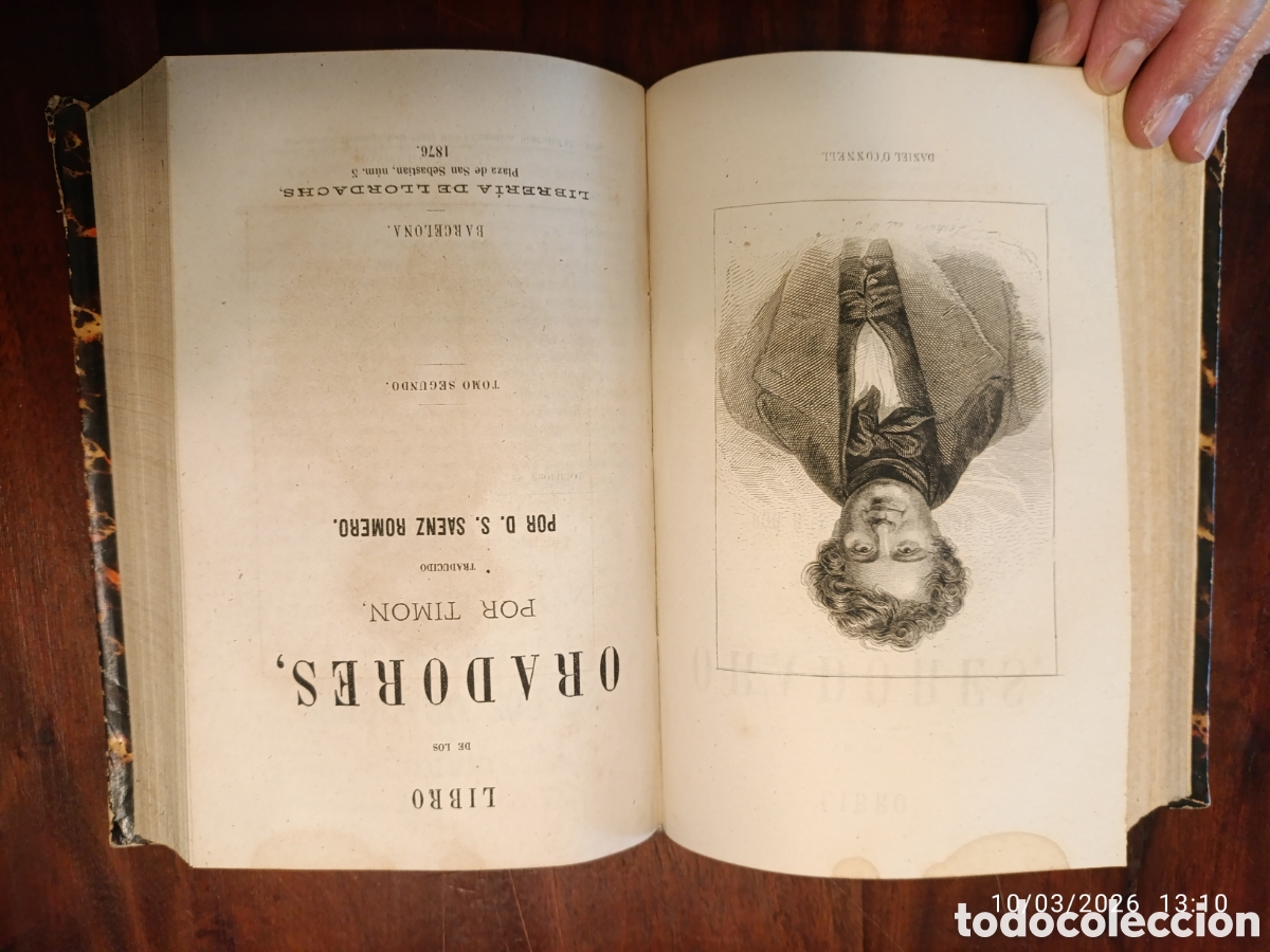 Libros antiguos: Libro de los oradores. Timon. 1876 - Foto 6