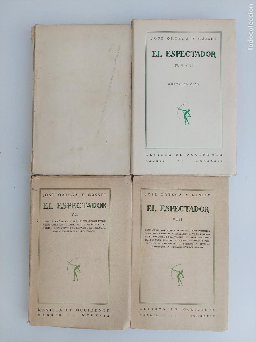 Libros antiguos: El espectador - Ortega y Gasset, Jos&eacute;