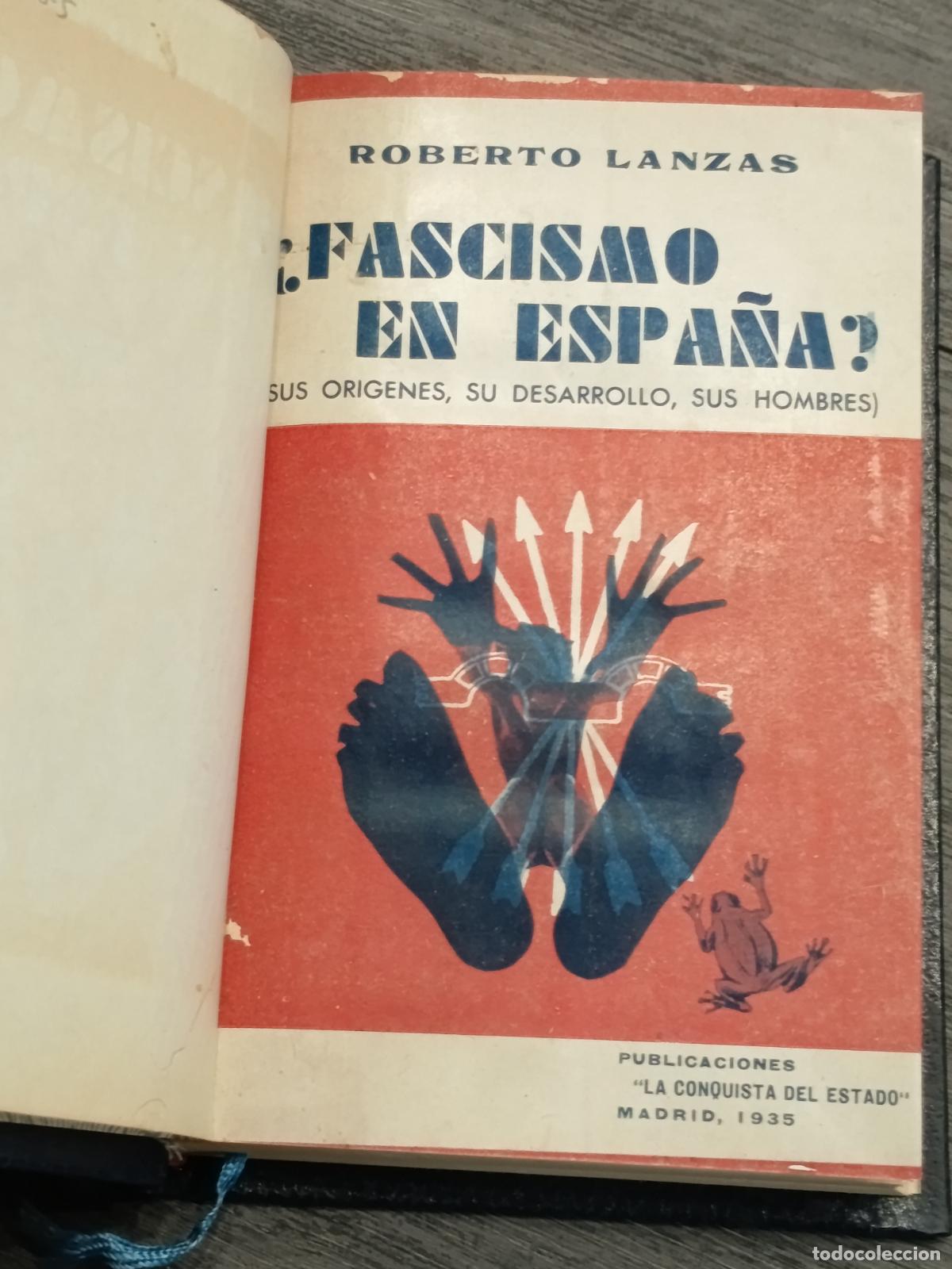 Libros antiguos: 1935 - ROBERTO LANZAS (Ramiro Ledesma Ramos). &iquest;Fascismo en Espa&ntilde;a? - PRIMERA EDICI&Oacute;N