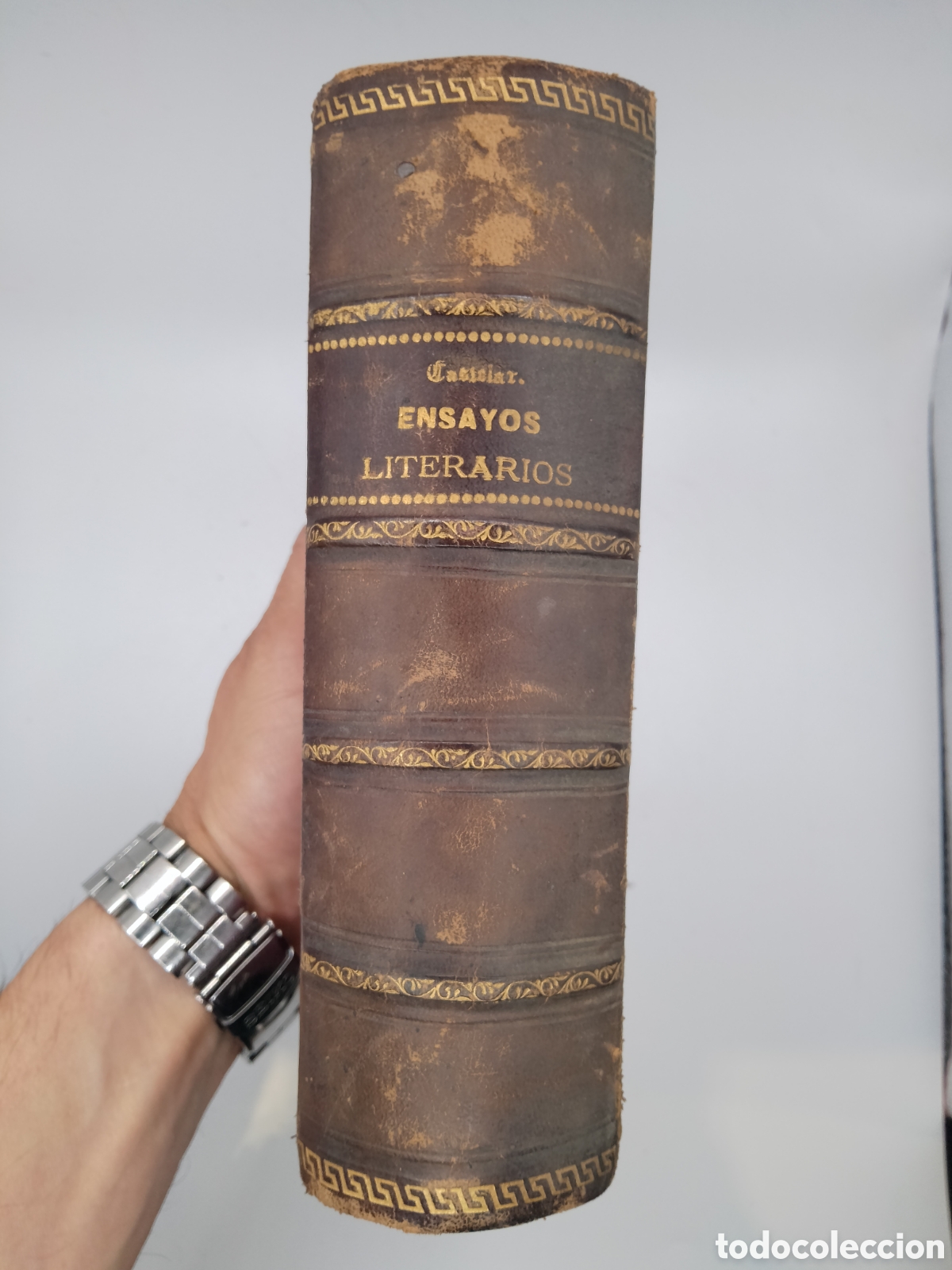 Libros antiguos: Libro Ensayos Literarios - Emilio Castelar - Ed. San Mart&iacute;n Madrid C. 1880 de