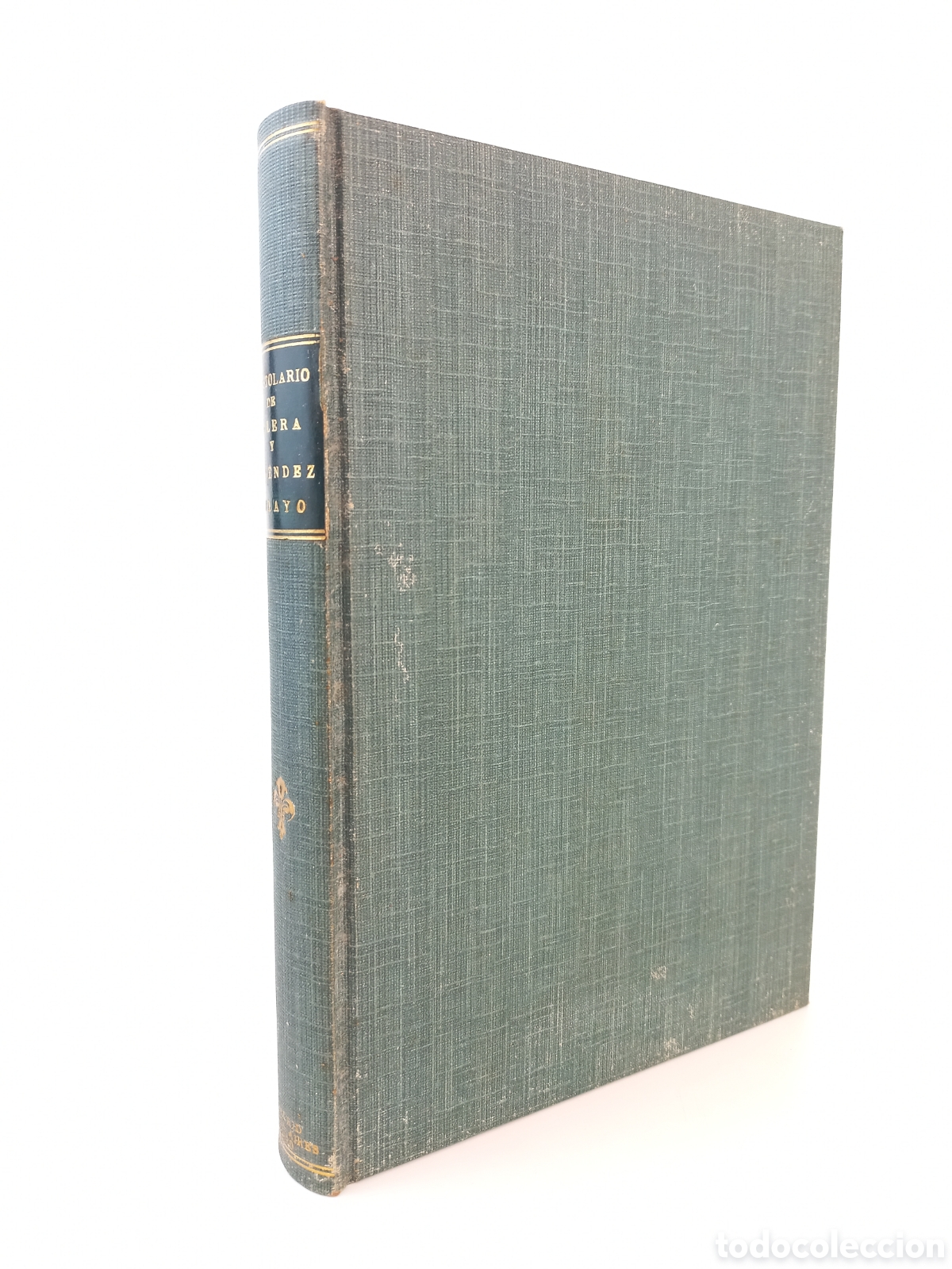 Libros antiguos: Epistolario de Valera y Menendez Pelayo. Miguel Artigas y Pedro S&aacute;inz. Ibero-Americana de Ediciones