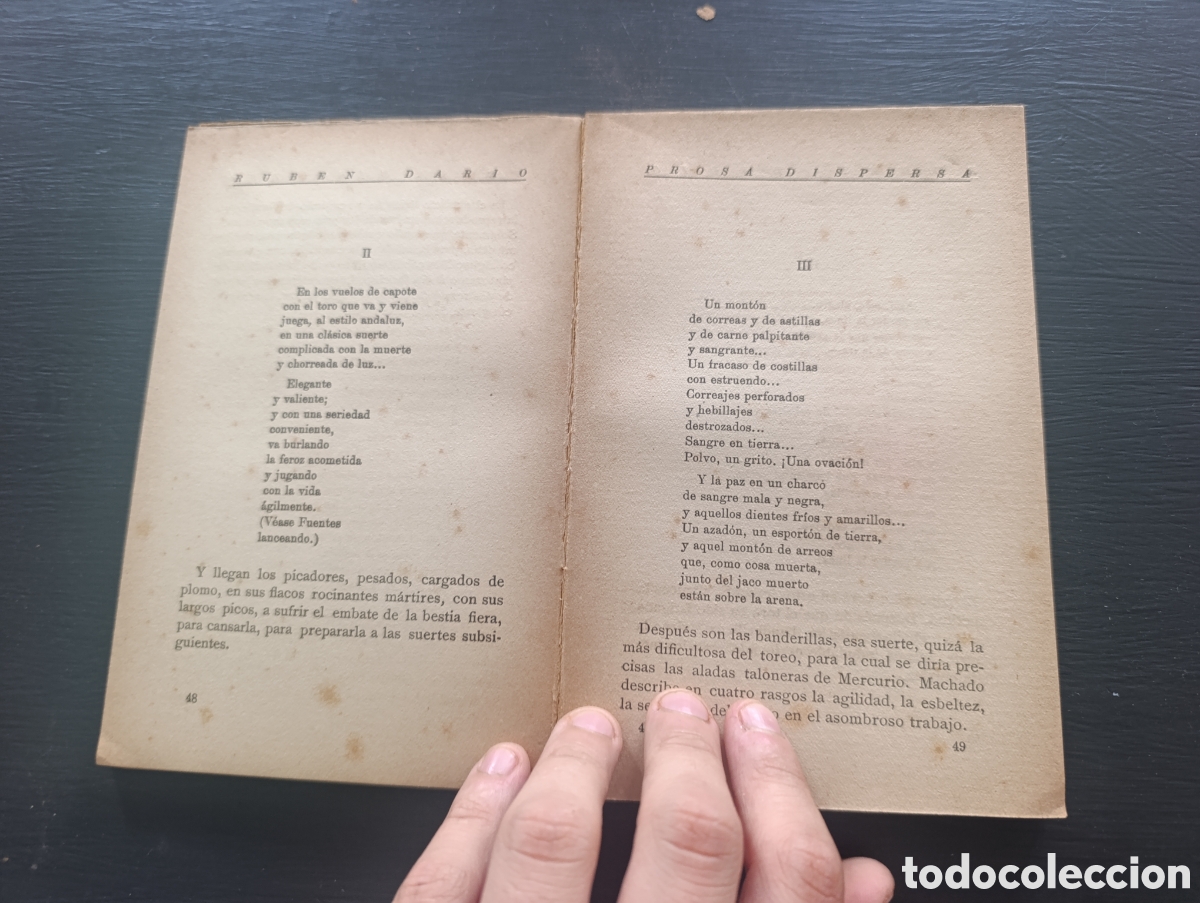 Libros antiguos: Rub&eacute;n Dario. Prosa dispersa - Foto 5
