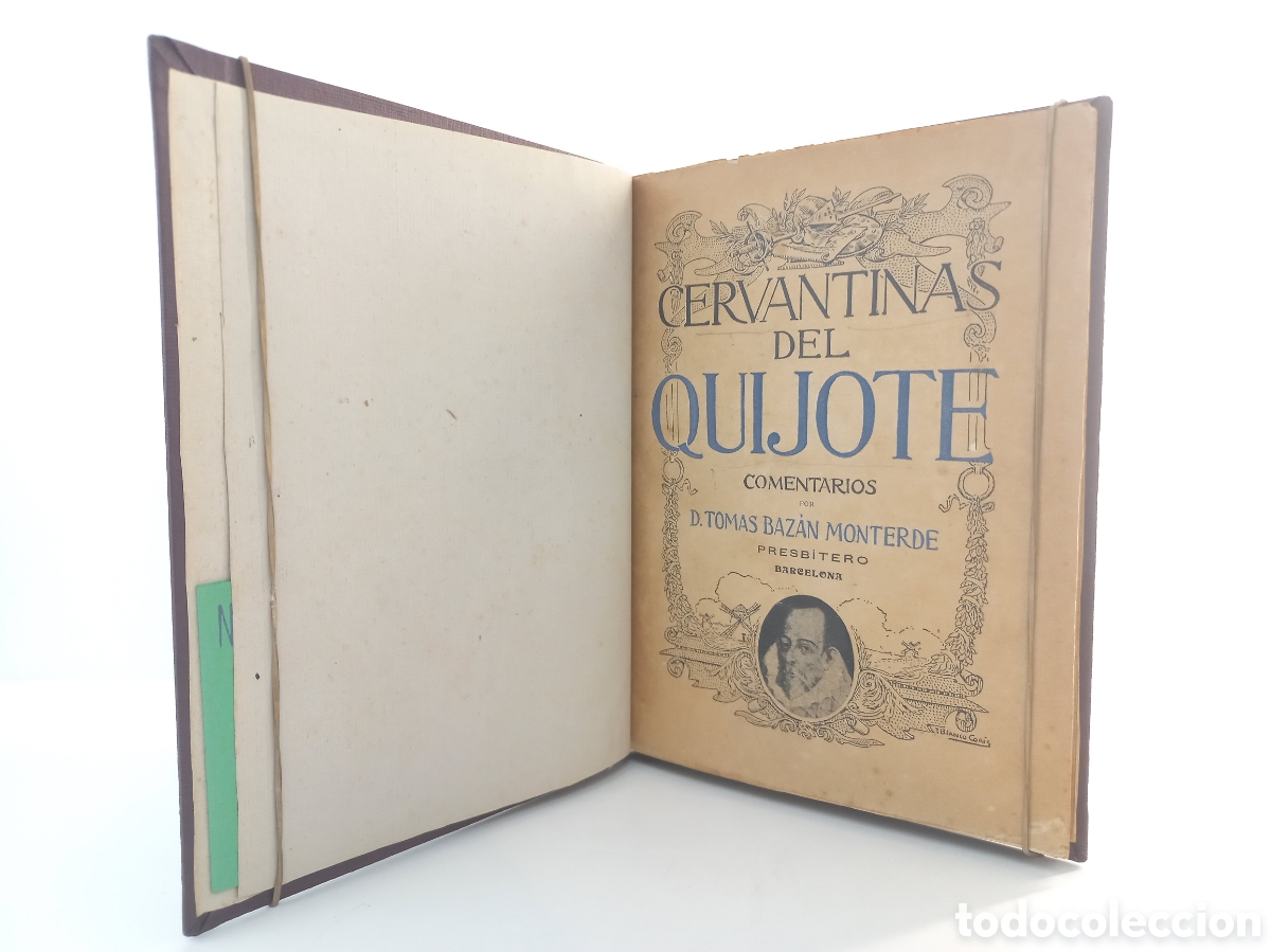 Libros antiguos: Cervantinas del Quijote. Tom&aacute;s Bazan Monterde.