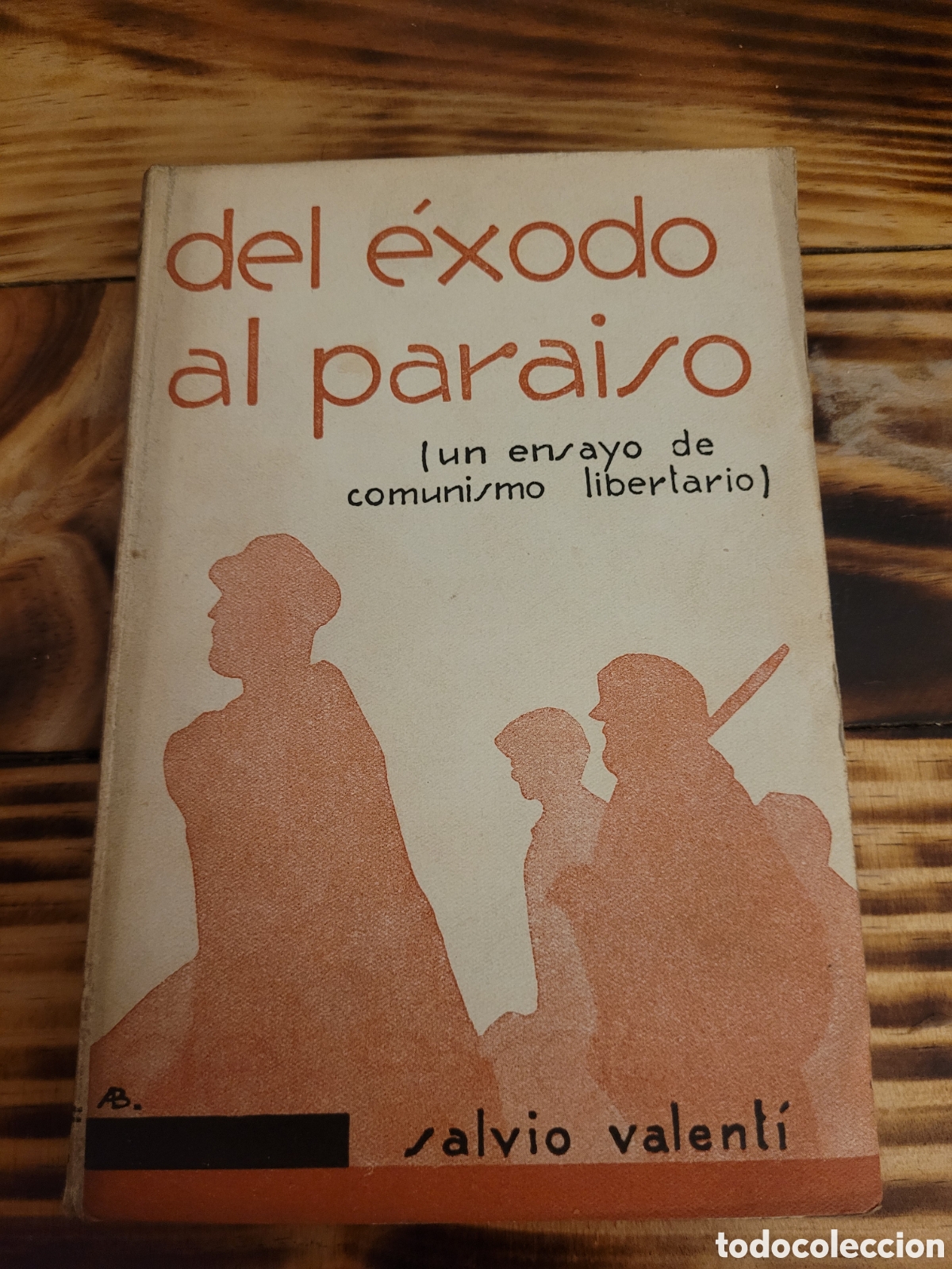 Libros antiguos: Del &eacute;xodo al paraiso Salvio Valent&iacute;. Firmado por el autor.