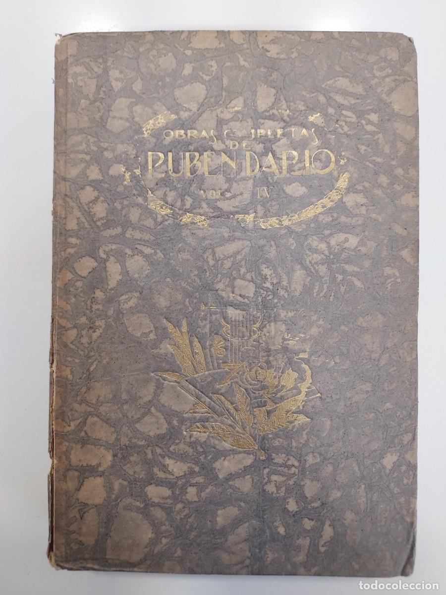 Libros antiguos: Rub&eacute;n Dar&iacute;o. PAGINAS DE ARTE. Obras Completas IV. Biblioteca Rub&eacute;n Dar&iacute;o. Ca. 1923-1924