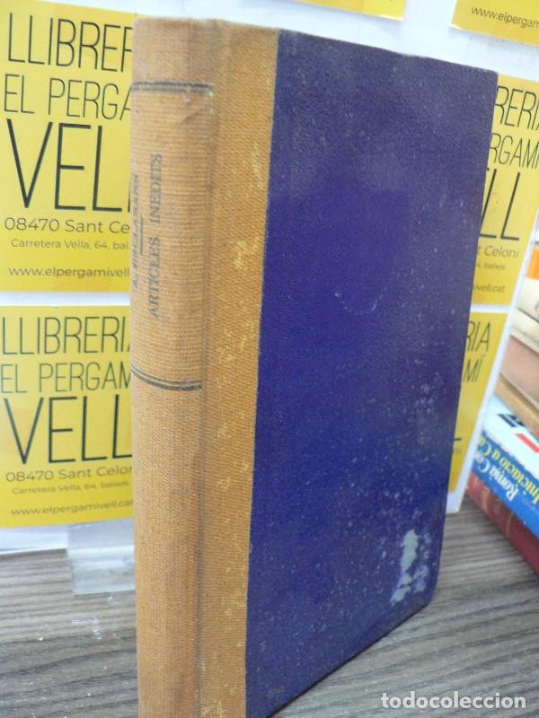 Libros antiguos: Nov&iacute;ssims articles in&egrave;dits - Agust&iacute; Esclasans - Impremta i Editorial Alt&eacute;s - 1927, 1&ordf; ed. - Col&middot;lecc