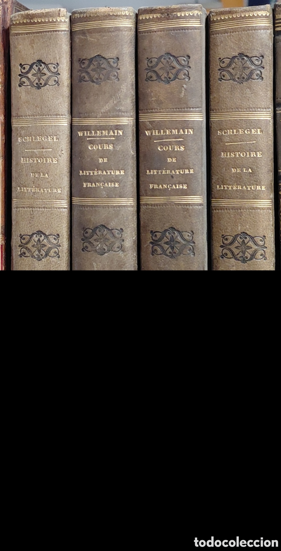 Libros antiguos: 1829 Histoire de la Litt&eacute;rature Ancienne et Moderne. Friedrich Schlegel (F. Schlegel) y traducida de