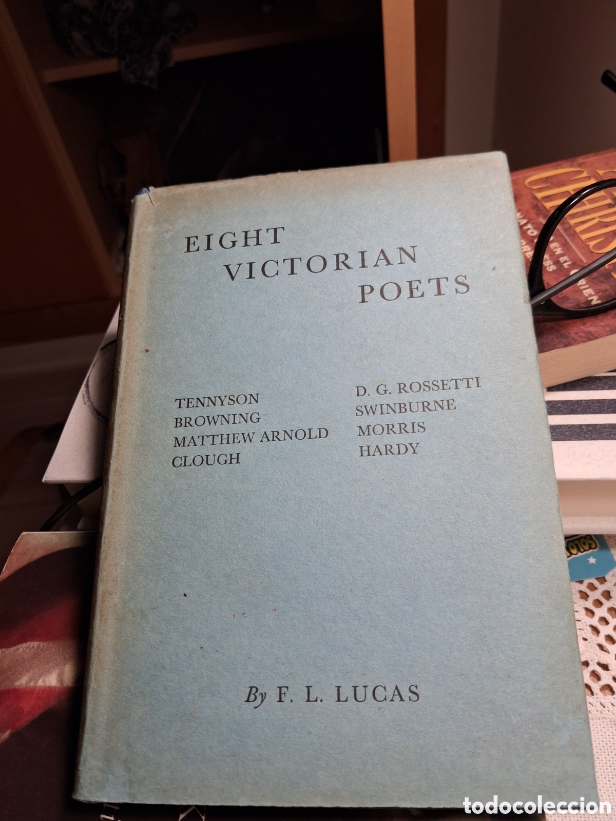 Libros antiguos: Eight Victorian Poets, FL Lucas