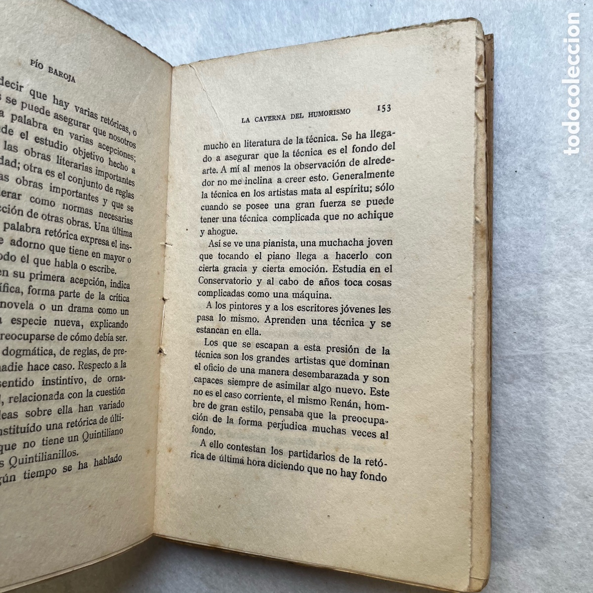 Libros antiguos: PIO BAROJA / LA CAVERNA DEL HUMORISMO - Foto 5