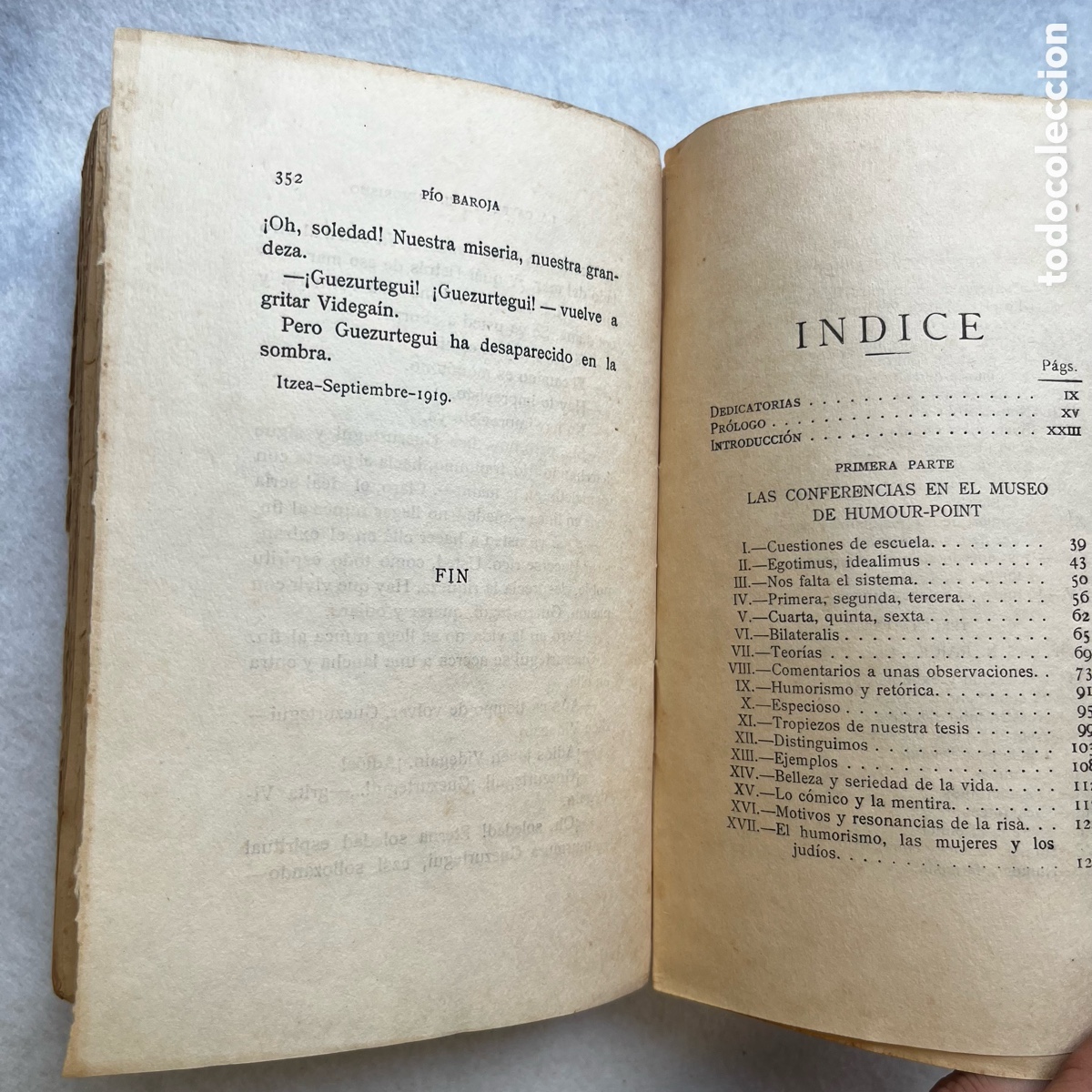 Libros antiguos: PIO BAROJA / LA CAVERNA DEL HUMORISMO - Foto 6